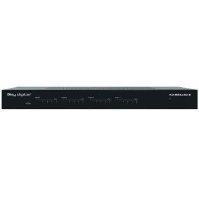 Key Digital hdmi matrix switcher 4x4 front view